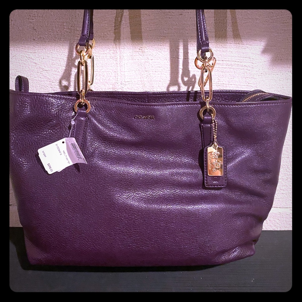 Coach purple purse. Authentic